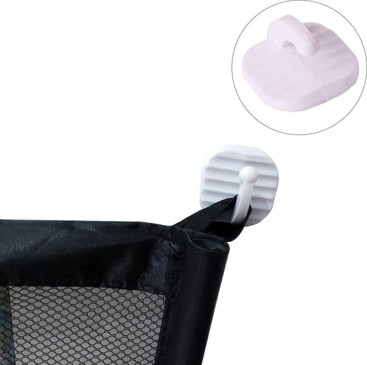 Merkloos ACE Pets – Oprolbaar Hondenrek Voor Binnen - Traphekje Hond Zonder Boren - Veiligheidshek Deurhekje - 180 X 72 Cm - Zwart 5 Merkloos ACE Pets – Oprolbaar Hondenrek Voor Binnen - Traphekje Hond Zonder Boren - Veiligheidshek Deurhekje - 180 X 72 Cm - Zwart - Afbeelding 3