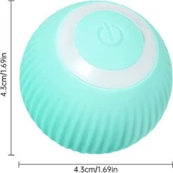 Merkloos Speelbal - Slimme Interactieve Zelfrollende Bal - Kat En Hond Speelgoed - Kattenspeelgoed - BLAUW -Hondenproducten 1200x1196 17