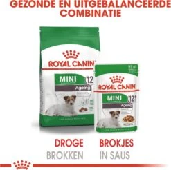 Royal Canin Shn Mini Ageing 12plus Pouch - Hondenvoer - 12x85 G -Hondenproducten 1200x1197 19