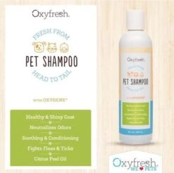 Oxyfresh Pets Hondenshampoo & Kattenshampoo - 237ml - Diervriendelijke Shampoo Voor Honden En Katten Zonder Irriterende Bestanddelen -Hondenproducten 1200x1197 2
