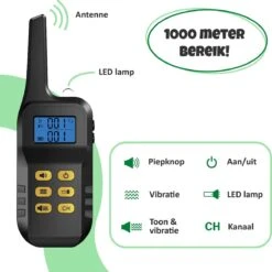 Anti Blafband Met Afstandsbediening - Blafband Voor Honden - Anti Blaf Apparaat Zonder Schok - Twee In Een Trainingshalsband -Hondenproducten 1200x1198 16