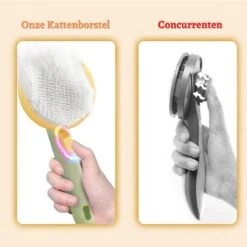 Merkloos Kattenborstel - Hondenborstel - Kattenkam - Pompoen Borstel - Kattenhaar - Haarverwijderaar Voor Huisdieren - Huisdierhaar Verwijderaar -Hondenproducten 1200x1198 5