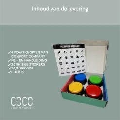 Comfort Company Praatknop Hond | Dogbuttons – Honden Speelgoed | Honden Speelgoed Intelligentie | 4 Stuks | Agility Voor De Hond | 30 Seconden Opnamen | Honden Training -Hondenproducten 1200x1199 23