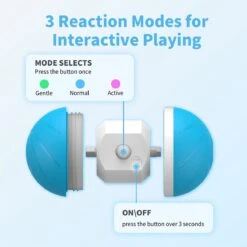 Cheerble Wicked Ball W1| Blauw| Zelf Rollende Bal Voor Honden | 3 Automatische Speelmodi | Interactief En Intelligentie Hondenspeelgoed | Hondenspeeltje| USB Oplaadbaar -Hondenproducten 1200x1199 29