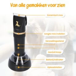 Loyalpetclub® Professionele 2-in-1 Hondentondeuse Voor Dikke Vacht – Draadloze Honden Tondeuse & Hondentrimmer – Stille Tondeuse Katten & Honden Trimset - Inclusief Opbergtasje -Hondenproducten 1200x1199 3