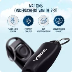 VEDIC® - Luxe Clicker Met Fluit - Clickertraining Voor Honden - Zwart - Bevestigingsring - Fluit - Hondentraining 11 VEDIC® - Luxe Clicker Met Fluit - Clickertraining Voor Honden - Zwart - Bevestigingsring - Fluit - Hondentraining -Hondenproducten 1200x1200 1004