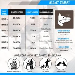 Sharon-B Muilkorf Hond - Camo Bruin - Maat M - Snuitomtrek 26 Tot 30 Cm - Voor Middelgrote Honden -Hondenproducten 1200x1200 1027