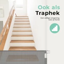 Château Animaux® - Tot 180cm Breed Traphekje Oprolbaar Hond - Stijlvolle Oplossing - Dieren Hek - Honden Hek -Hondenproducten 1200x1200 1073