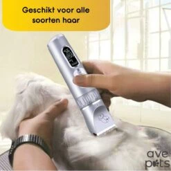 AVE Pets® Volledige Hondentondeuse Set Met Display - Draadloos Tondeuse - Scheerapparaat Voor Je Hond Of Kat - Huisdier Trimmer - Dierentondeuse - Dieren Verzorging -Hondenproducten 1200x1200 109
