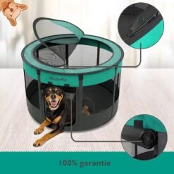 Meisterpets Opvouwbare Puppyren Rond - Extra Stevig - (Ø X H) 75 X 43 Cm - Incl. Gratis Drinkbak! -Hondenproducten 1200x1200 1092