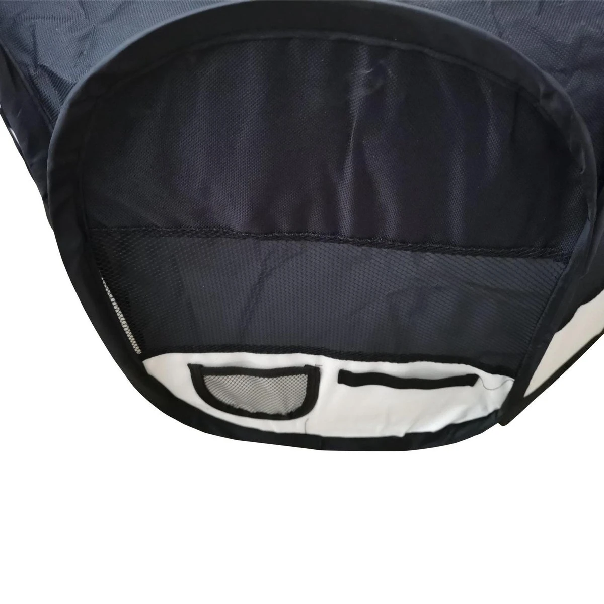 Dailyibed Opvouwbare Puppyren - Zwart - 115x115x58 Cm - Incl. Draagtas - Incl. Voederbak 5 Dailyibed Opvouwbare Puppyren - Zwart - 115x115x58 Cm - Incl. Draagtas - Incl. Voederbak - Afbeelding 3