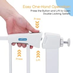 Nobleza 47B4V - Hondenhek - Metaal - H76 X L75-82 Cm - Wit -Hondenproducten 1200x1200 1118