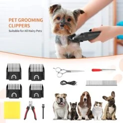 Merkloos Hondentondeuse, Hundeschermaschine / Dog Clippers - Dierenhaartrimmer, Hondentondeuse Kit Hond Verzorging -Hondenproducten 1200x1200 112
