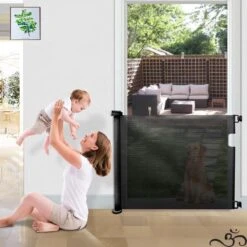 Caedentes - Hondenhek – Inrolbaar – Dierenhek -tot 150cm Uitrolbaar – Zwart -Hondenproducten 1200x1200 1125