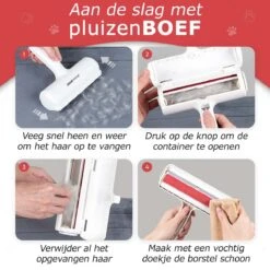 PluizenBOEF® Huisdierhaar Verwijderaar - Haarverwijderaar Voor Huisdieren - Hondenhaar - Kattenhaar - Pluizenborstel -Hondenproducten 1200x1200 113