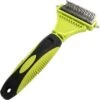 Hondenborstel - Dubbelzijdig Ontharing Tool - Herbruikbare Honden & Kattenvachtkam - Huisdier Grooming - 1 Stuk - Groen -Hondenproducten 1200x1200 114