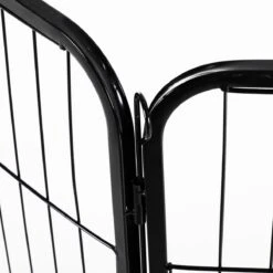 Merkloos Hondenren - Puppyren - Hondenkennel - 8 Kennelpanelen - Staal - 80 Cm Hoog - 640 Cm Omtrek - Uitbreidbaar -Hondenproducten 1200x1200 1141