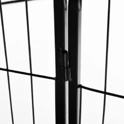 Merkloos Hondenren - Puppyren - Hondenkennel - 8 Kennelpanelen - Staal - 80 Cm Hoog - 640 Cm Omtrek - Uitbreidbaar -Hondenproducten 1200x1200 1142