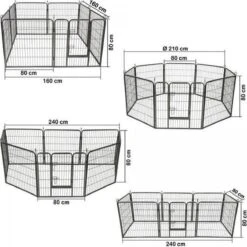 Merkloos Premium Puppyren - 80 Cm Hoog - 640 Cm Omtrek - Hondenren - Hondenhok - Grijs Hamerslag 10 Merkloos Premium Puppyren - 80 Cm Hoog - 640 Cm Omtrek - Hondenren - Hondenhok - Grijs Hamerslag -Hondenproducten 1200x1200 1148