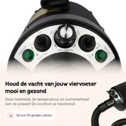 Captain Pup's Professionele Hondenföhn Met 4 Opzetstukken - Bijgeleverde Hondenborstel - Waterblazer Voor Honden - Zwart -Hondenproducten 1200x1200 115