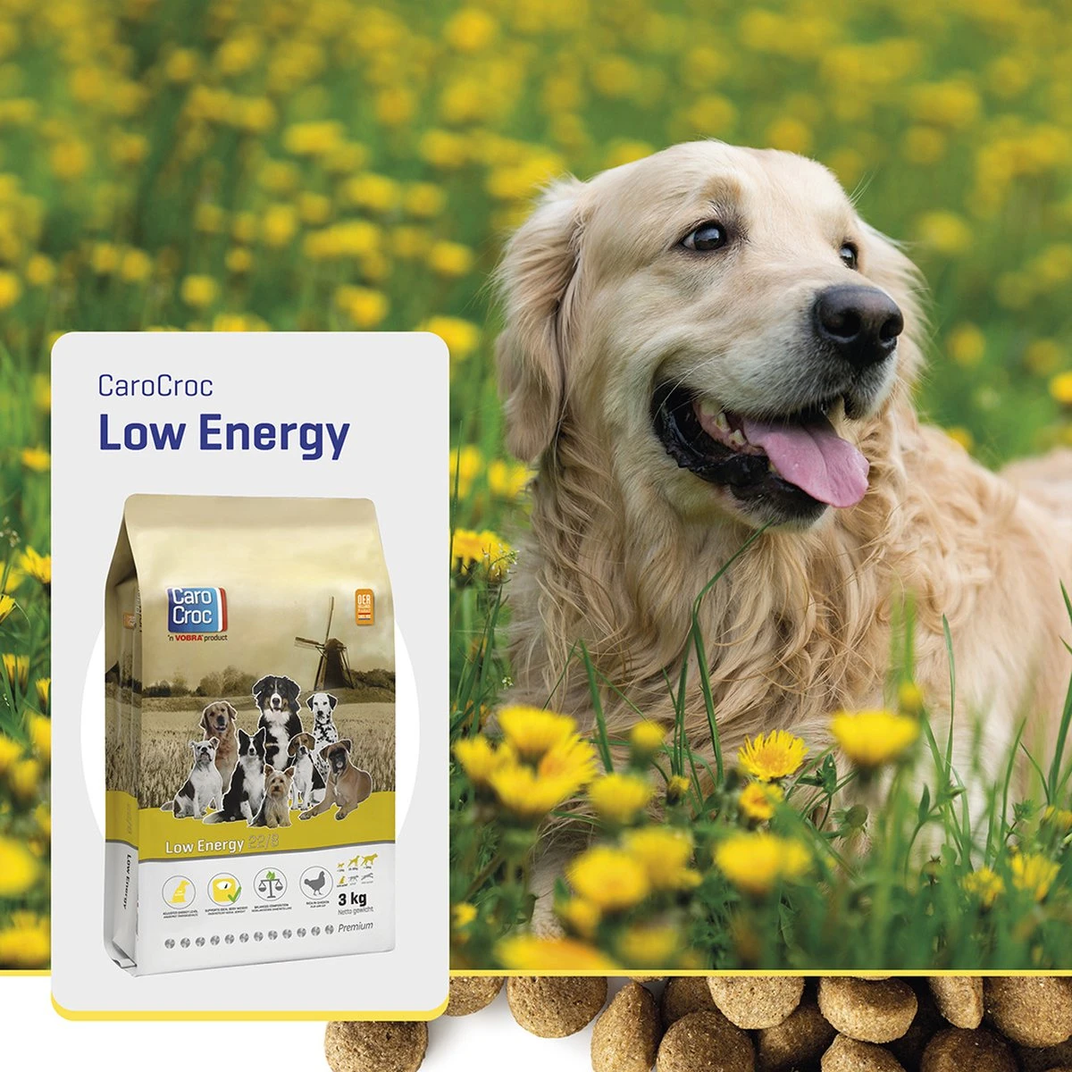 Carocroc Low Energy 22/8 - Hondenvoer - 15 Kg 10 Carocroc Low Energy 22/8 - Hondenvoer - 15 Kg - Afbeelding 8