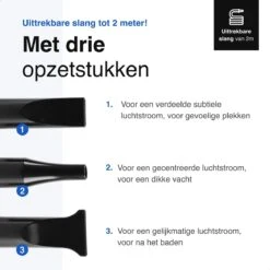 Vivid Green Waterblazer Met 3 Opzetstukken - Hondenfohn - Voor Honden - Met Geluiddemper - 2800W 17 Vivid Green Waterblazer Met 3 Opzetstukken - Hondenfohn - Voor Honden - Met Geluiddemper - 2800W -Hondenproducten 1200x1200 125