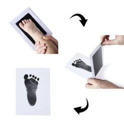 NOVOB® Inktafdruk Maat S (12.5x8cm) - Voetafdruk Baby - Handafdruk Baby - Pootafdruk Hond | Voor Baby Of Huisdieren (+/- 20kg) -Hondenproducten 1200x1200 1330