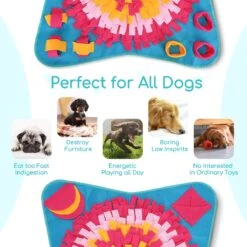 Nobleza Snuffelmat - Speelmat - Hondenspeelgoed - Fleece - Snackmat - 70 X 70 Cm -Hondenproducten 1200x1200 1349