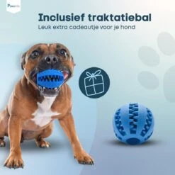 Pawzle Snuffelmat Hond - Likmat - Anti Schrokbak - Honden Speelgoed Intelligentie - Puppy - Inclusief Speelbal - 50x50cm - Blauw -Hondenproducten 1200x1200 1382