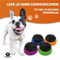Vulpes Pets® PRO Praatknop Voor Honden Met Speelmat - Dogbuttons - Laat Uw Huisdier Spreken - Hondenspeelgoed - Honden Training - Inclusief E-Book En Speelmat 21 Vulpes Pets® PRO Praatknop Voor Honden Met Speelmat - Dogbuttons - Laat Uw Huisdier Spreken - Hondenspeelgoed - Honden Training - Inclusief E-Book En Speelmat -Hondenproducten 1200x1200 1392