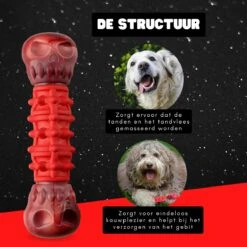 Kauwbot Hond Extra Sterk Kauwspeelgoed Melk Geur Smaak Honden Speelgoed - Rood Wit - Dutchwide -Hondenproducten 1200x1200 1457