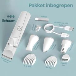 Revo Goods Professionele 4 In 1 Hondentondeuse Set -Ideaal Voor Honden En Andere Huisdieren - Slijper Inbegrepen -Draadloos - Ultra Stil -Hondenproducten 1200x1200 146