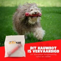 Kauwbot Hond Extra Sterk Kauwspeelgoed Melk Geur Smaak Honden Speelgoed - Rood Wit - Dutchwide -Hondenproducten 1200x1200 1460