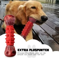 Kauwbot Hond Extra Sterk Kauwspeelgoed Melk Geur Smaak Honden Speelgoed - Rood Wit - Dutchwide -Hondenproducten 1200x1200 1461