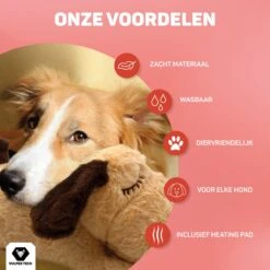 Vulpes Pets® Knuffel Hond Met Hartslag – Puppyknuffel - Hondenknuffel Voor Puppy - Snuggle Puppy - Knuffel Met Hartslag En Gratis Warmte Pad Speciaal Voor Puppy's -Hondenproducten 1200x1200 1477