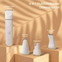 Revo Goods Professionele 4 In 1 Hondentondeuse Set -Ideaal Voor Honden En Andere Huisdieren - Slijper Inbegrepen -Draadloos - Ultra Stil -Hondenproducten 1200x1200 148
