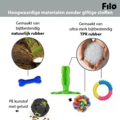 Filo Honden Speelgoed Set 14 Stuks - Hondenspeeltjes Knuffel - Hondenbal - Flostouw - Bot - Frisbee - Hondentouw - Hondenspeelgoed Intelligentie - Kauwspeelgoed Hond En Puppy - Bijtspeelgoed Hondenknuffel - Hondenspeeltje Met Piep -Hondenproducten 1200x1200 1486