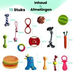 Petloverz – Honden Speelgoed Set – Honden Speeltjes – Knuffel - Speelgoed – Intelligentie – 15 Speeltjes 11 Petloverz – Honden Speelgoed Set – Honden Speeltjes – Knuffel - Speelgoed – Intelligentie – 15 Speeltjes -Hondenproducten 1200x1200 1489