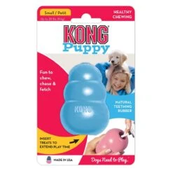 Kong Puppy - Kauwbot Hondenspeelgoed Small - Kauwbot - 85mm X 42mm - Groen/Wit -Hondenproducten 1200x1200 1501