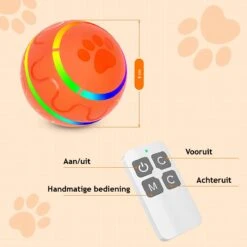 Good Experience Interactieve Hondenbal 3.0 – Honden Speelgoed Intelligentie – Puppy Speelgoed – Hondenspeeltjes – De Enige Die Werkt Met Afstandsbediening – De Veilige Bal Voor Jouw Hond – One Size – Oranje -Hondenproducten 1200x1200 1523