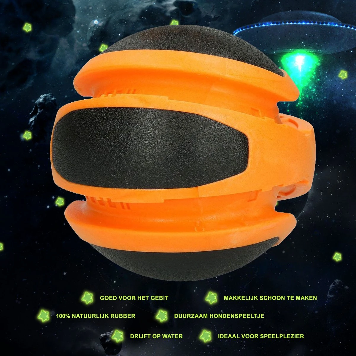 Dog Comets Sun Extreem Sterke Hondenbal - Gemaakt Van TPR Rubber – Gebruiksvriendelijk Hondenspeeltje – Drijvende Hondenbal – Geschikt Voor (middelgrote) Honden – Duurzaam Hondenspeeltje - Oranje 6 Dog Comets Sun Extreem Sterke Hondenbal - Gemaakt Van TPR Rubber – Gebruiksvriendelijk Hondenspeeltje – Drijvende Hondenbal – Geschikt Voor (middelgrote) Honden – Duurzaam Hondenspeeltje - Oranje - Afbeelding 4