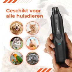 PetGoods Elektrische Nagel Vijl Voor Huisdieren - Incl. 2 Vijlen - Honden/Katten/Dieren - Draadloos -Hondenproducten 1200x1200 156