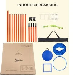 AYOO Agility Voor De Hond - Honden Agility Set - Honden Training - Honden Behendigheid Set - Honden Parcours - Training Huisdieren - Tunnel - Slalom - Horde - Draagzak - 21 Delig - GRATIS Speeltouw 14 AYOO Agility Voor De Hond - Honden Agility Set - Honden Training - Honden Behendigheid Set - Honden Parcours - Training Huisdieren - Tunnel - Slalom - Horde - Draagzak - 21 Delig - GRATIS Speeltouw -Hondenproducten 1200x1200 1597