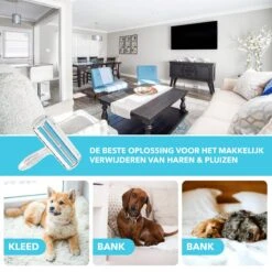 RX Goods Pluizen En Haren Verwijderaar Met Schoonmaakborstel - Kleding Borstel & Roller – Huisdier -Hondenproducten 1200x1200 161