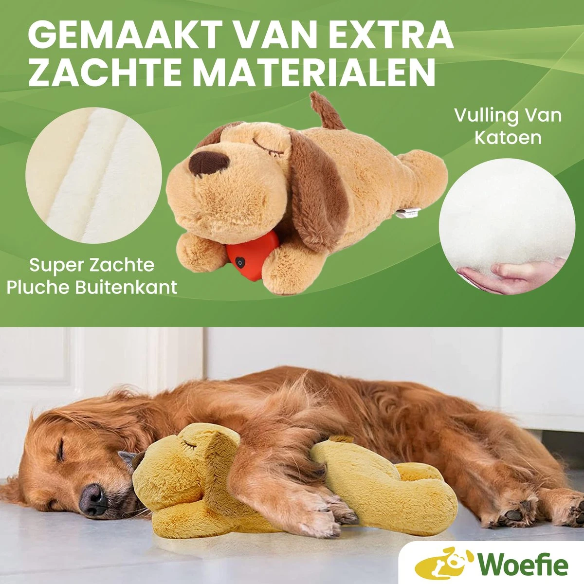 Woefie Hondenknuffel Met Hartslag - Puppyknuffel - Pluche- Puppy Speelgoed- Snuggle Puppy Xl- Knuffel Hond- Baby Knuffel- Knuffel Met Hartslag - Moederhond - Gratis E-Boek - Gratis Schroevendraaier 5 Woefie Hondenknuffel Met Hartslag - Puppyknuffel - Pluche- Puppy Speelgoed- Snuggle Puppy Xl- Knuffel Hond- Baby Knuffel- Knuffel Met Hartslag - Moederhond - Gratis E-Boek - Gratis Schroevendraaier - Afbeelding 3