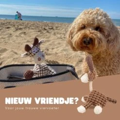 Dutchwide Honden - Knuffel - Met Piep - Extra Sterk - Speelgoed - Pluche - Hondenknuffel - Intelligentie -Hondenproducten 1200x1200 1681