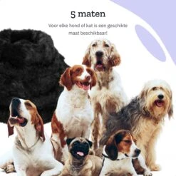 All 4 Pets Supply® Hondenmand Donut - Kattenmand - Maat S - Geschikt Voor Honden/katten Tot 40 Cm - Hondenkussen - Zwart 17 All 4 Pets Supply® Hondenmand Donut - Kattenmand - Maat S - Geschikt Voor Honden/katten Tot 40 Cm - Hondenkussen - Zwart -Hondenproducten 1200x1200 1720