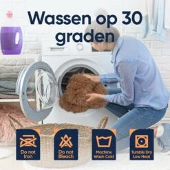 Happysnoots Hondenmand Met Rits - 80cm - Hondenbed - Donut Dog Bed - Fluffy - Grijs - Wasbaar -Hondenproducten 1200x1200 1754