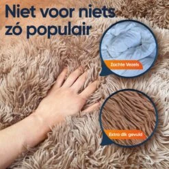 Happysnoots Hondenmand Met Rits - 80cm - Hondenbed - Donut Dog Bed - Fluffy - Grijs - Wasbaar -Hondenproducten 1200x1200 1755