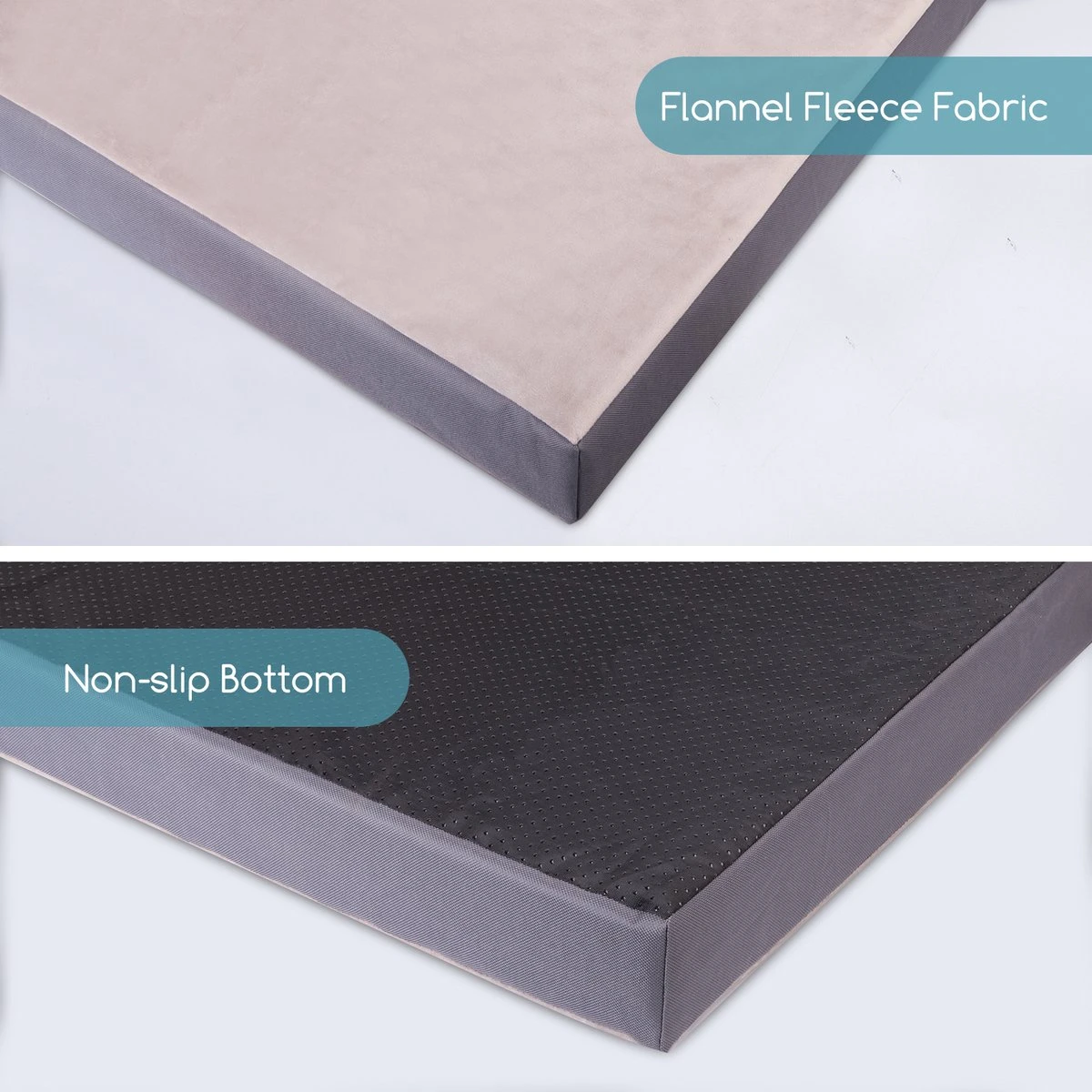 Nobleza Orthopedische Hondenkussen Wasbaar - Hondenbed - Maat XL: 110 X 80 X 8 Cm - Grijs 6 Nobleza Orthopedische Hondenkussen Wasbaar - Hondenbed - Maat XL: 110 X 80 X 8 Cm - Grijs - Afbeelding 4